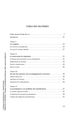 Autisme et schizophrénie