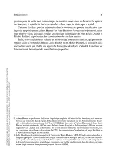 Morphophonologie, lexicologie et langue de spécialité