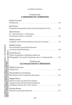La Palette des émotions