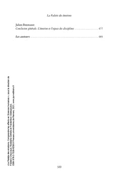La Palette des émotions