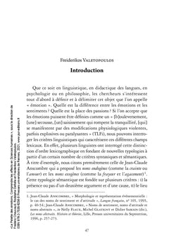 La Palette des émotions