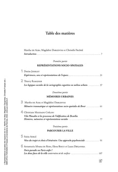Représentations sociales des espaces de vie