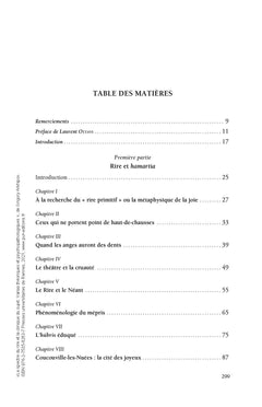 Le spectre du rire et la clinique du sujet