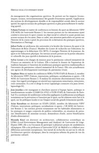 Héritage social d'un évènement sportif