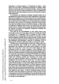 L'art du XVIIIe siècle