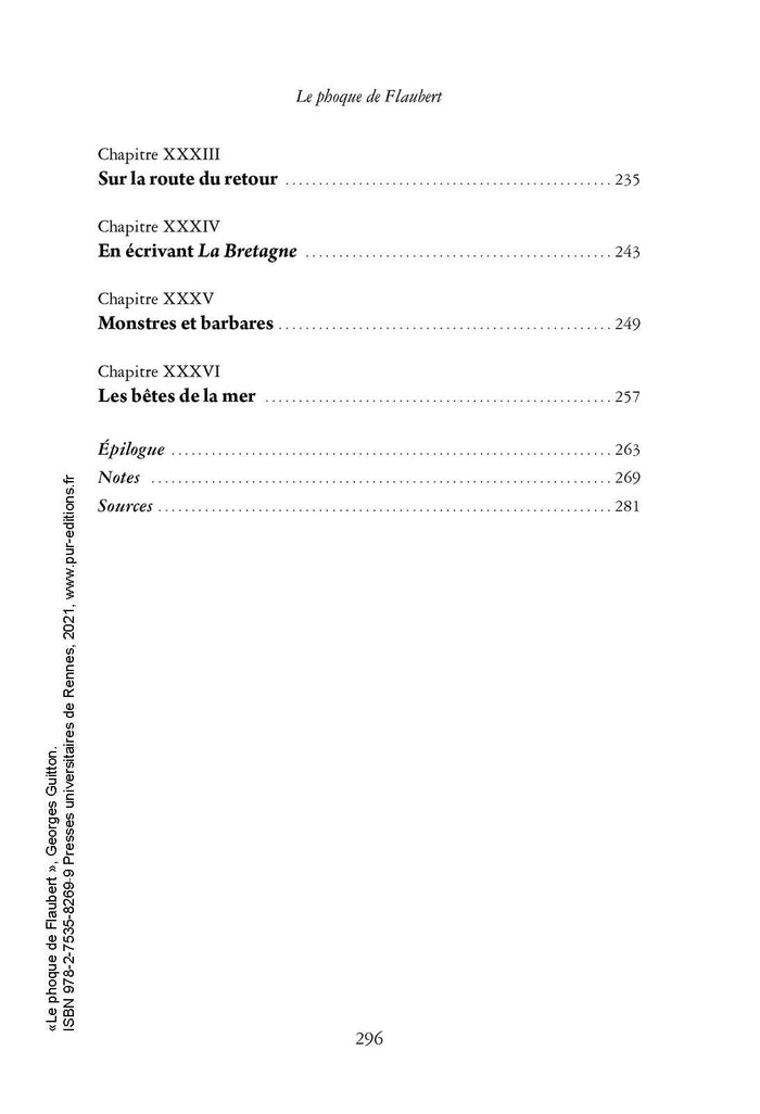 Le phoque de Flaubert