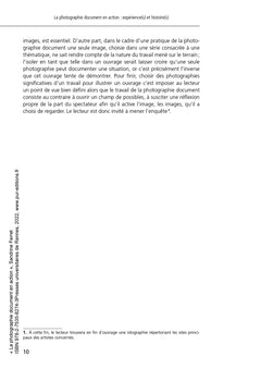 La photographie document en action