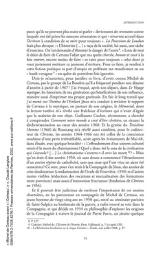 Michel de Certeau avant «Certeau»