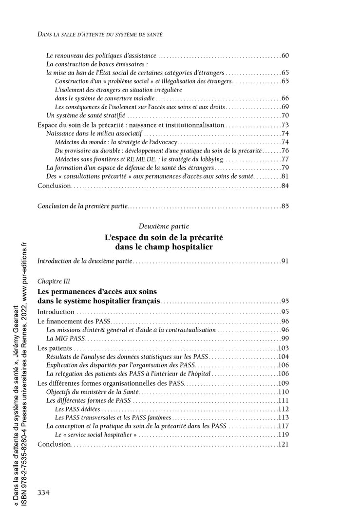 Dans la salle d'attente du système de santé