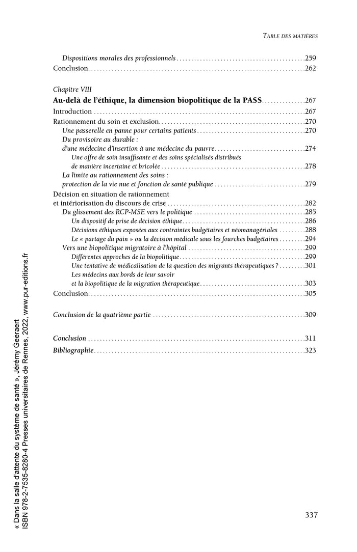 Dans la salle d'attente du système de santé