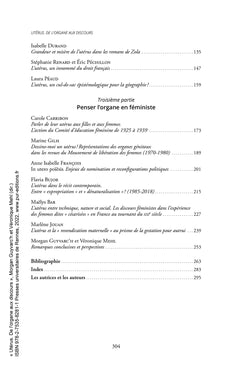 Utérus. De l'organe aux discours