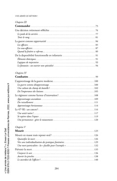 Une armée de métiers ?