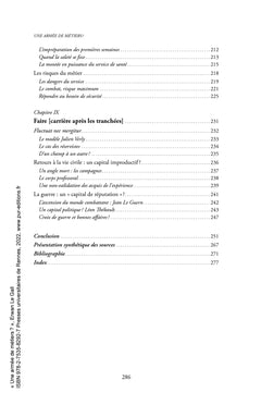 Une armée de métiers ?