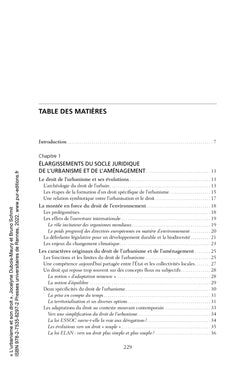 L'urbanisme et son droit