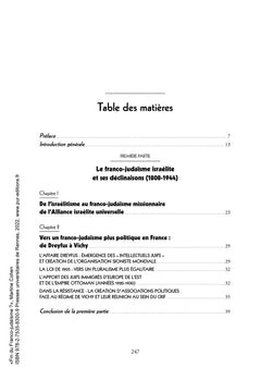 Fin du Franco-judaïsme ?