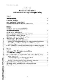 Fin du Franco-judaïsme ?
