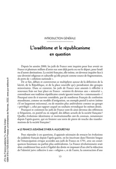 Fin du Franco-judaïsme ?