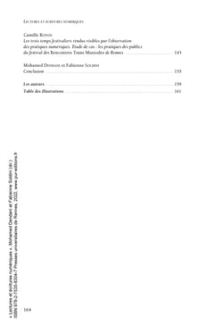 Lectures et écritures numériques