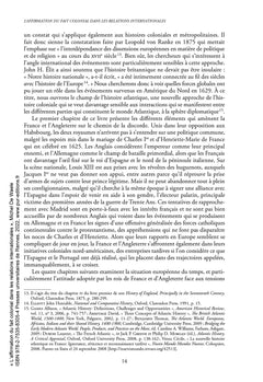 L'affirmation du fait colonial dans les relations internationales