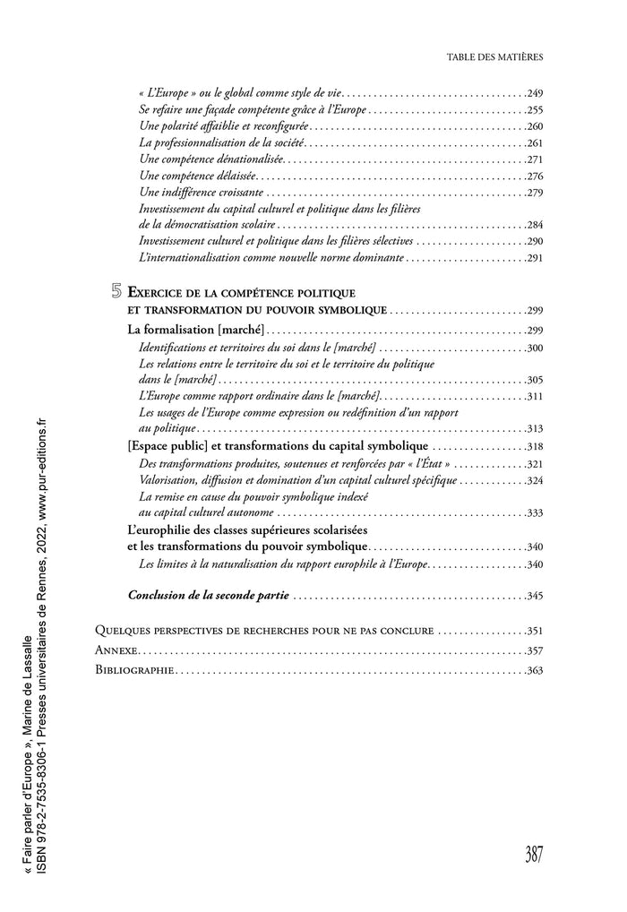 Faire parler d'Europe