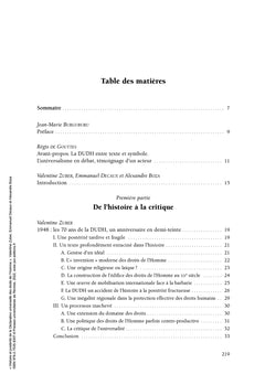 Histoire et postérité de la Déclaration universelle des droits de l'Homme