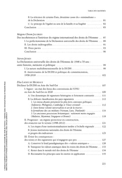 Histoire et postérité de la Déclaration universelle des droits de l'Homme