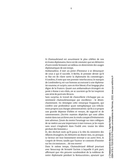 Chateaubriand diplomate