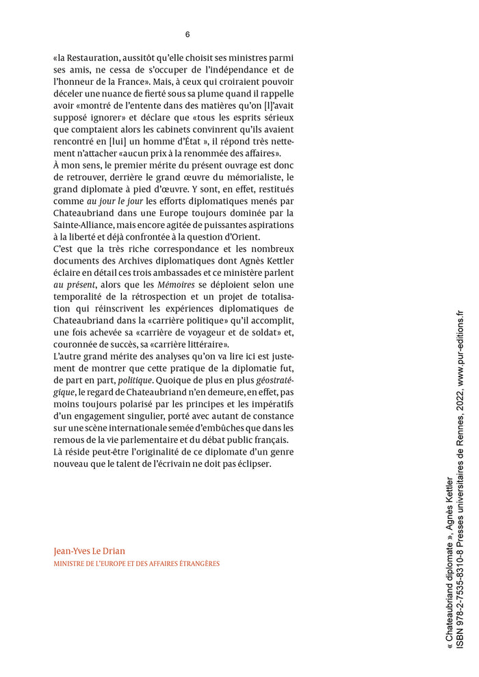 Chateaubriand diplomate