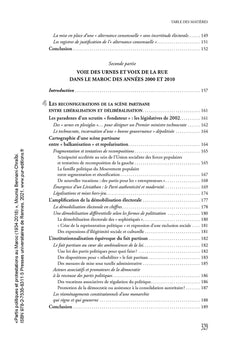 Partis politiques et protestations au Maroc (1934-2020)