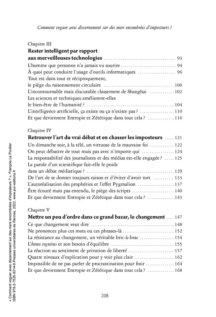 Comment voguer avec discernement sur des mers encombrées d'imposteurs ?