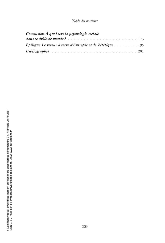 Comment voguer avec discernement sur des mers encombrées d'imposteurs ?