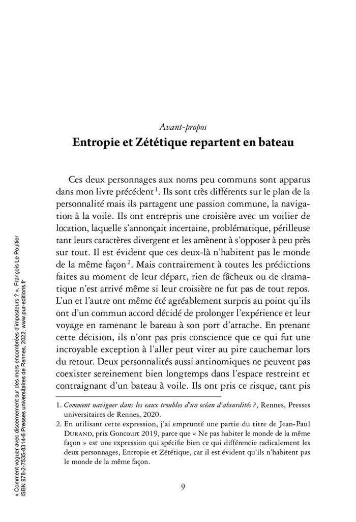 Comment voguer avec discernement sur des mers encombrées d'imposteurs ?