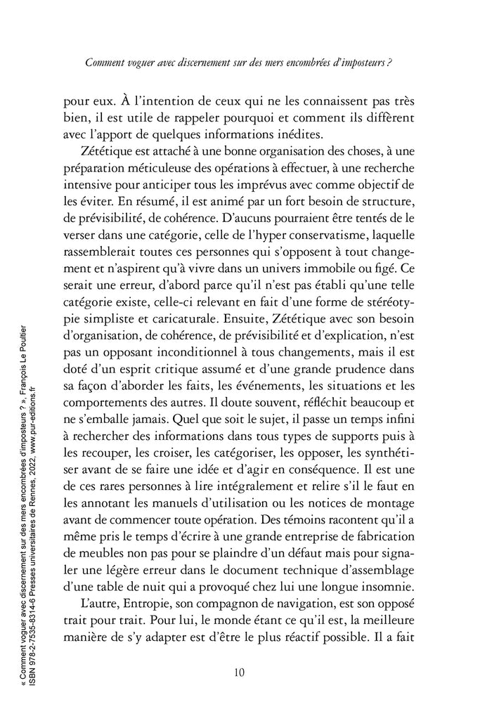 Comment voguer avec discernement sur des mers encombrées d'imposteurs ?
