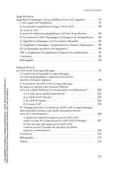 Des appellations d'origine aux indications géographiques