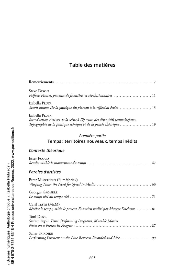 Scènes numériques. Anthologie critique