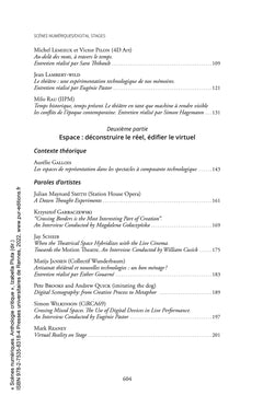 Scènes numériques. Anthologie critique