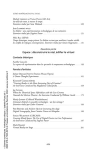 Scènes numériques. Anthologie critique