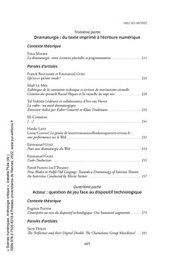 Scènes numériques. Anthologie critique