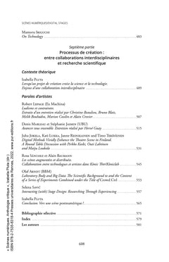 Scènes numériques. Anthologie critique