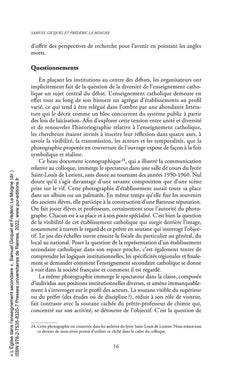 L'Église dans l'enseignement secondaire