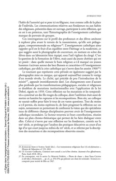 L'Église dans l'enseignement secondaire