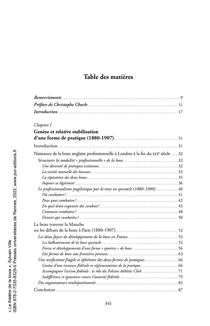 Le théâtre de la boxe: Naissance d'un spectacle sportif