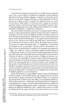 Le théâtre de la boxe