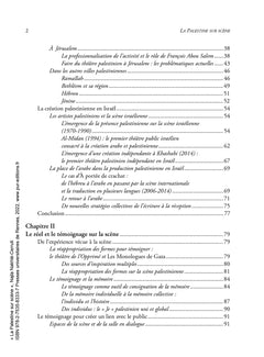 La Palestine sur scène