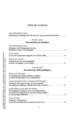 L'Espagne et le Portugal d'aujourd'hui