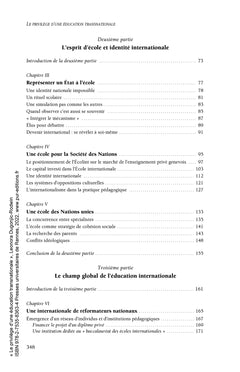 Le privilège d'une éducation transnationale