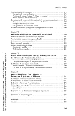 Le privilège d'une éducation transnationale