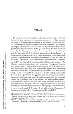 Le privilège d'une éducation transnationale