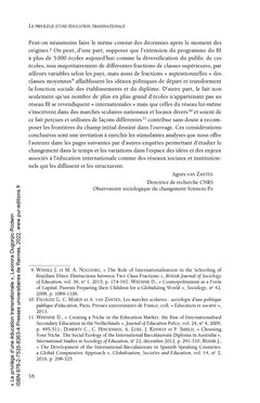 Le privilège d'une éducation transnationale