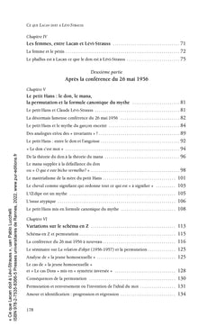 Ce que Lacan doit à Lévi-Strauss